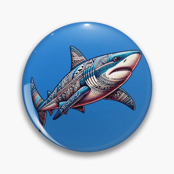 Item preview, Mako Shark Polynesian Tribal Art designed and sold by HippieFarms11.