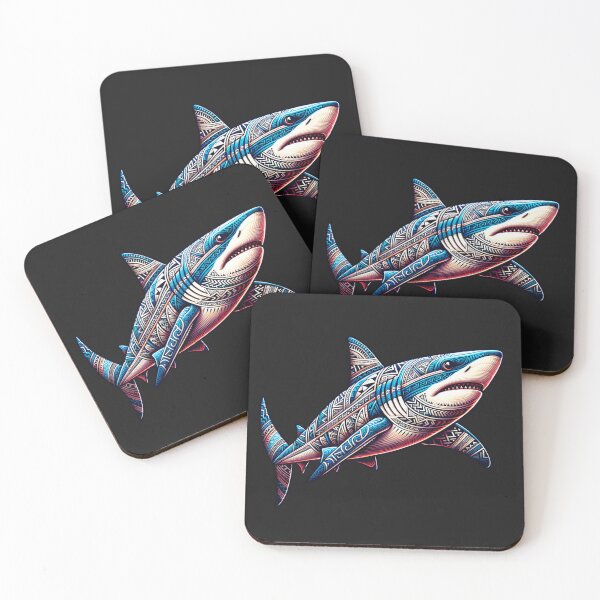 Item preview, Mako Shark Polynesian Tribal Art designed and sold by HippieFarms11.