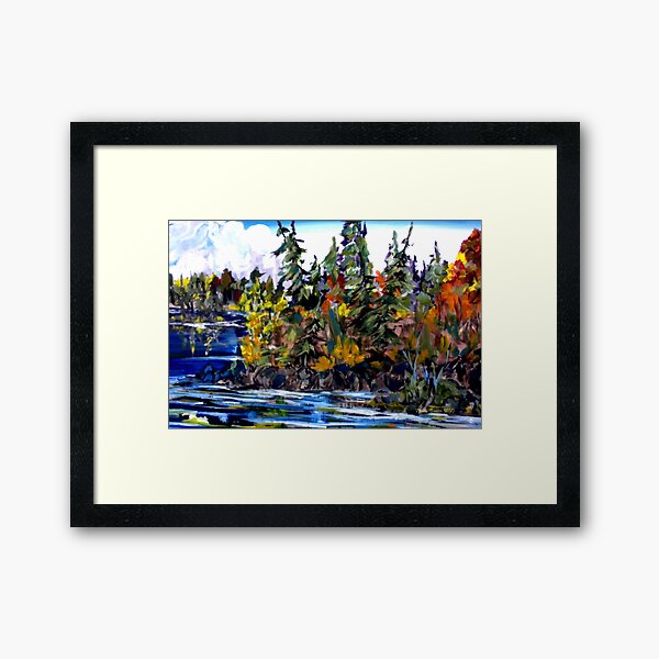 Item preview, WOODSY OCTOBER LAKE designed and sold by woodzartrain.