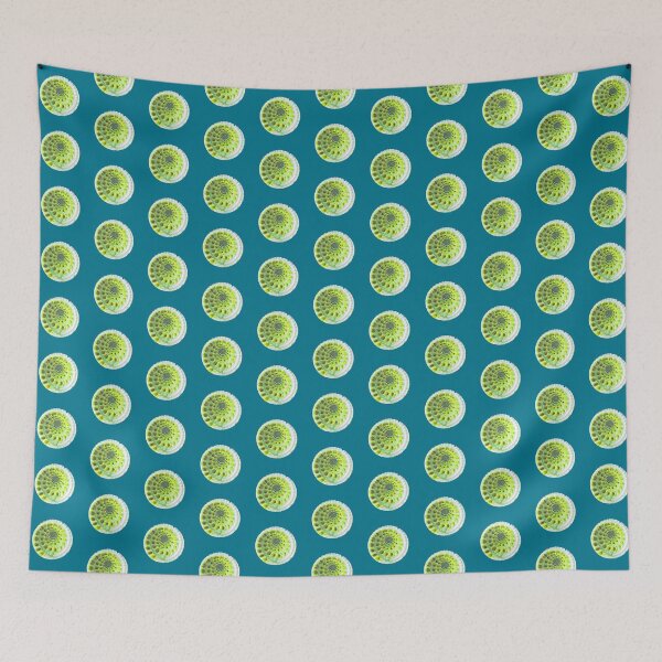 Item preview, Sundial Shell Polka Dot in Teal designed and sold by LisaLeQuelenec.