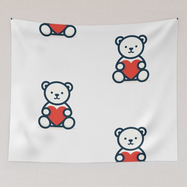 Item preview, Teddy Bear Love - Heart Embrace designed and sold by SADStyleDesigns.