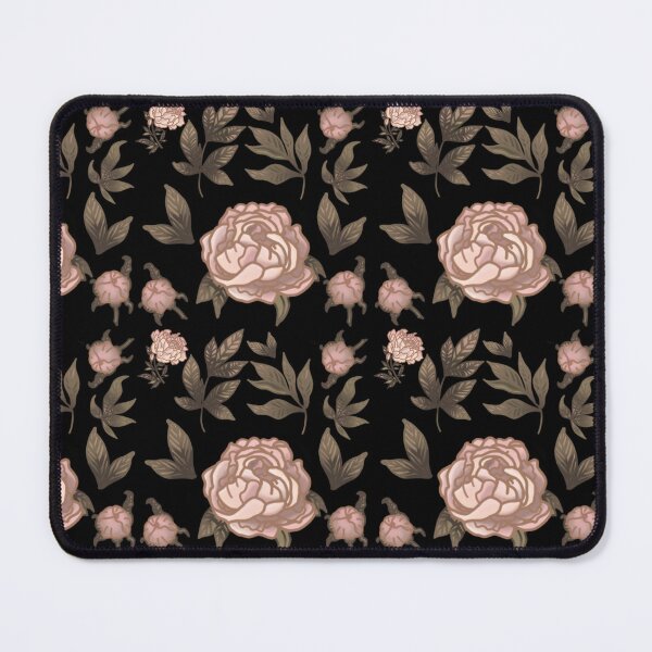 Item preview, The Peony pattern 9 black designed and sold by AnnCamellia.