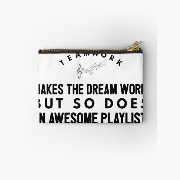 Item preview, Funny Teamwork Quote - Coworker Gift - Playlist - Teamwork Makes The Dream Work designed and sold by Soaring Eagle.