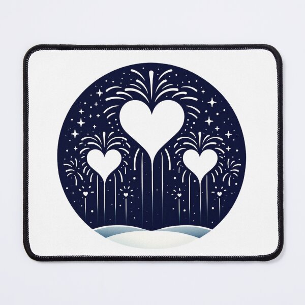 Item preview, Heart Fireworks - Love's Sky Spectacle designed and sold by SADStyleDesigns.