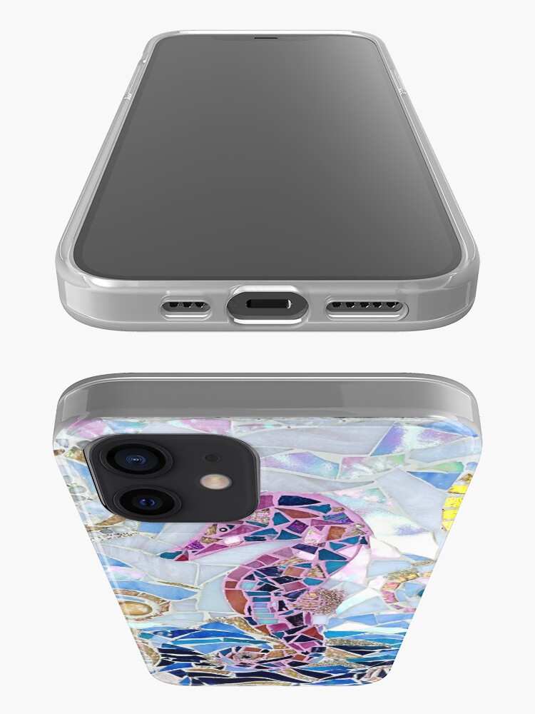 Alternate view of Seahorse Mosaic iPhone Case & Cover