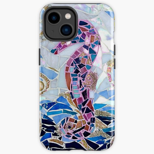 Seahorse Mosaic iPhone Tough Case