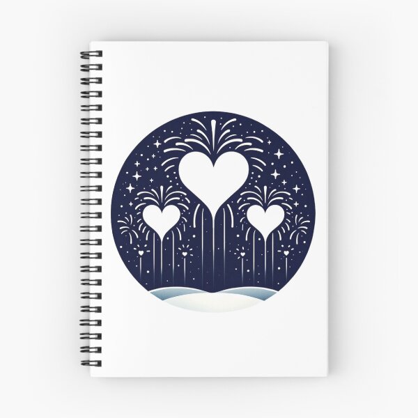 Item preview, Heart Fireworks - Love's Sky Spectacle designed and sold by SADStyleDesigns.