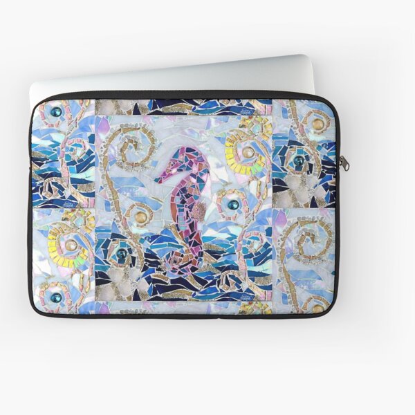 Seahorse Mosaic Laptop Sleeve