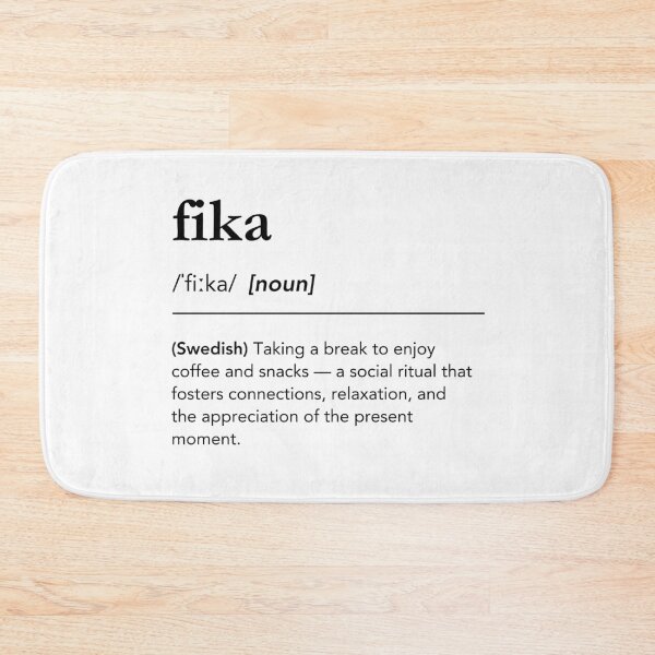 Item preview, Fika definition, fika meaning, coffee culture, sweden, dictionary art, scandinavian lifestyle designed and sold by lagunaklein.