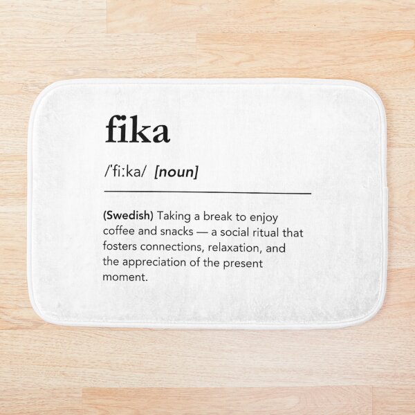 Item preview, Fika definition, fika meaning, coffee culture, sweden, dictionary art, scandinavian lifestyle designed and sold by lagunaklein.