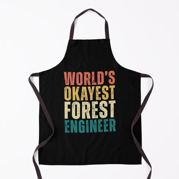 Item preview, World's Okayest Forest Engineer designed and sold by kamrankhan.