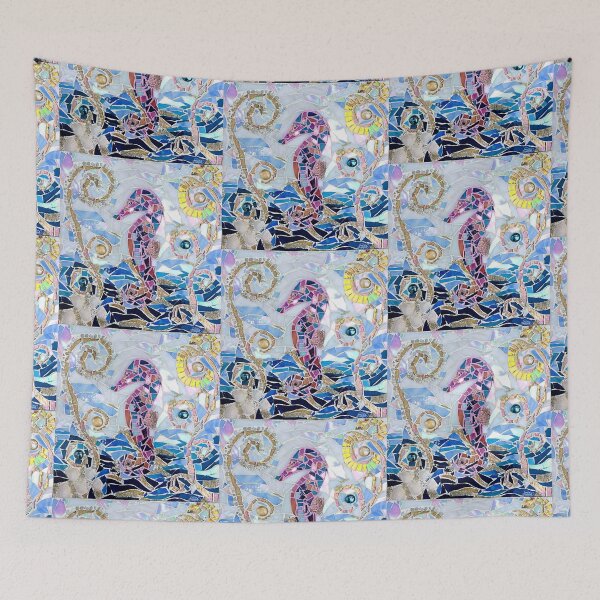 Item preview, Seahorse Mosaic designed and sold by Jan Marvin Art Studio.