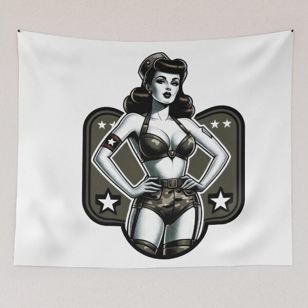 Item preview, Military Pinups  designed and sold by Truck Stop One.