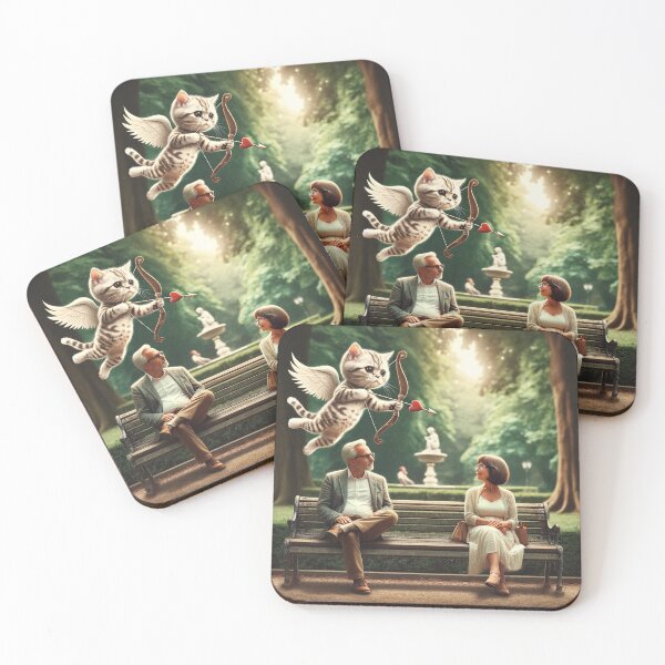Item preview, Love Strikes from Above: Cupid Cat's Magic designed and sold by catontheroof.