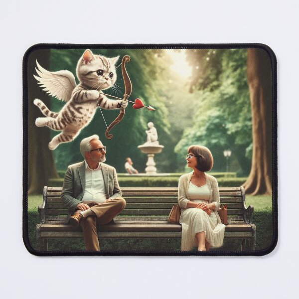 Item preview, Love Strikes from Above: Cupid Cat's Magic designed and sold by catontheroof.