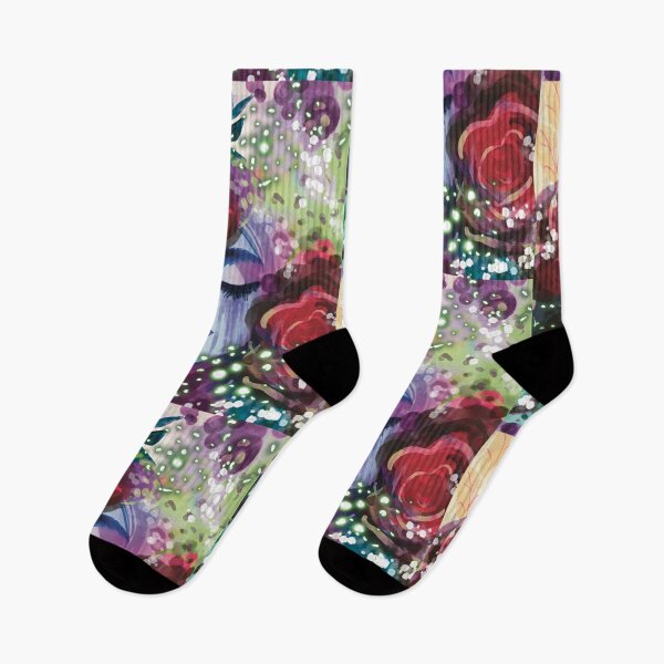 Item preview, Wall art print - painting of beautiful Girl Warrior-Super woman - REJUVENATION -  floral painterly design designed and sold by navitalidesign.