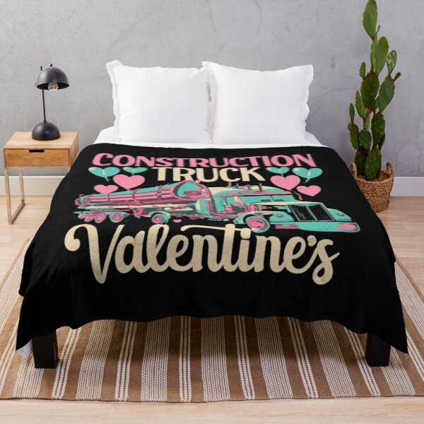 Item preview, Construction Truck Valentines in style Romantic Movie Poster designed and sold by Pawel Oska.