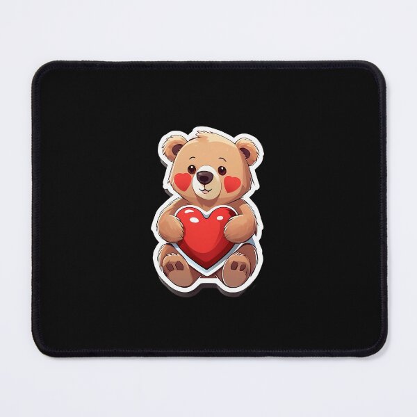 Item preview, Charming Bear Holding Heart designed and sold by AceStyleDesigns.