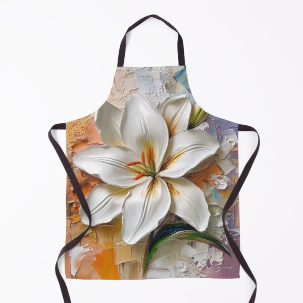 Item preview, White Lily on Colorful Background designed and sold by StirCrazyDesign.