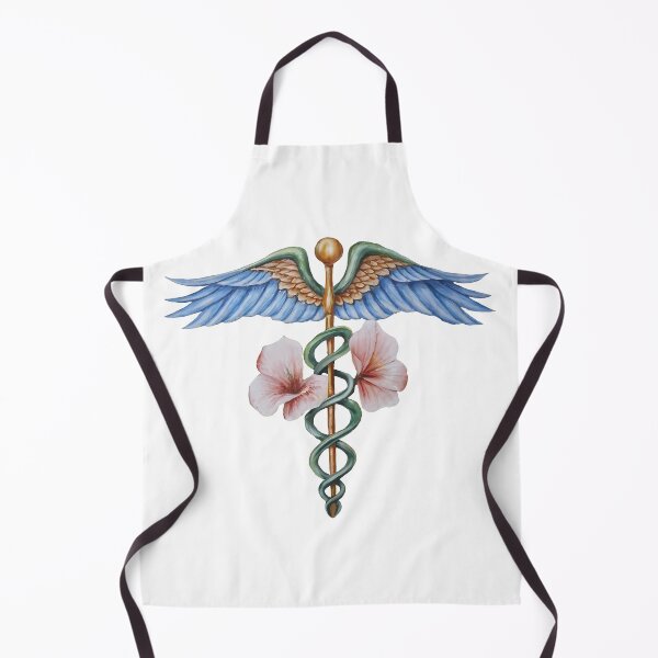 Item preview, A Symbol of Renewed Health - Floral Caduceus designed and sold by EmeraldeaArt.