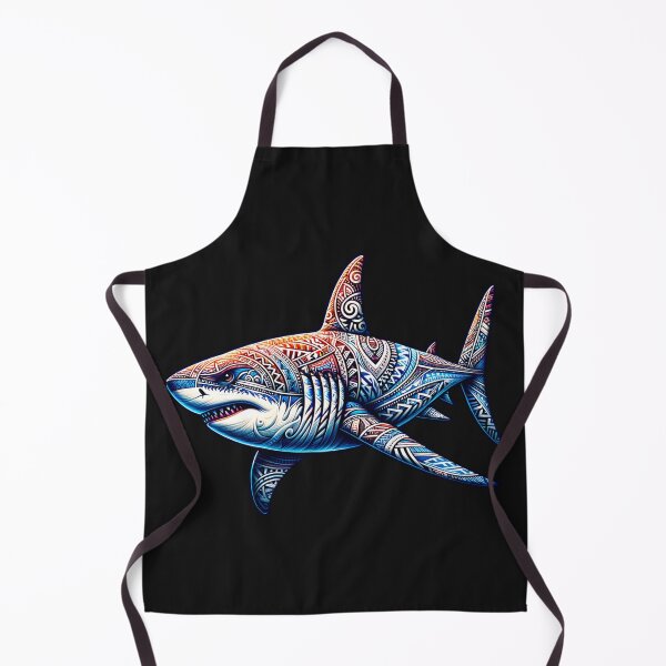 Item preview, Great White Shark Polynesian Tribal Design designed and sold by HippieFarms11.