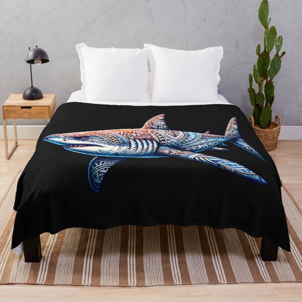 Item preview, Great White Shark Polynesian Tribal Design designed and sold by HippieFarms11.