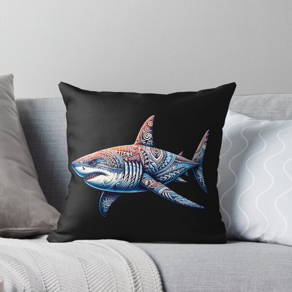 Item preview, Great White Shark Polynesian Tribal Design designed and sold by HippieFarms11.