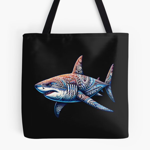 Item preview, Great White Shark Polynesian Tribal Design designed and sold by HippieFarms11.
