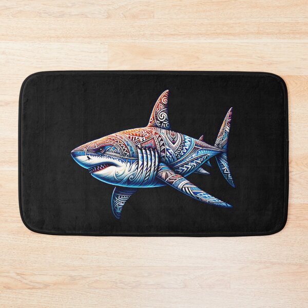 Item preview, Great White Shark Polynesian Tribal Design designed and sold by HippieFarms11.