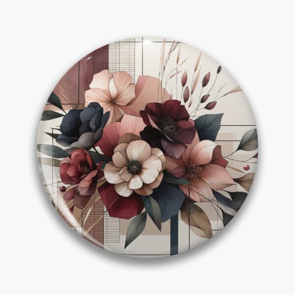 Item preview, Modern Florals Meet Geometry designed and sold by CardsStudio.