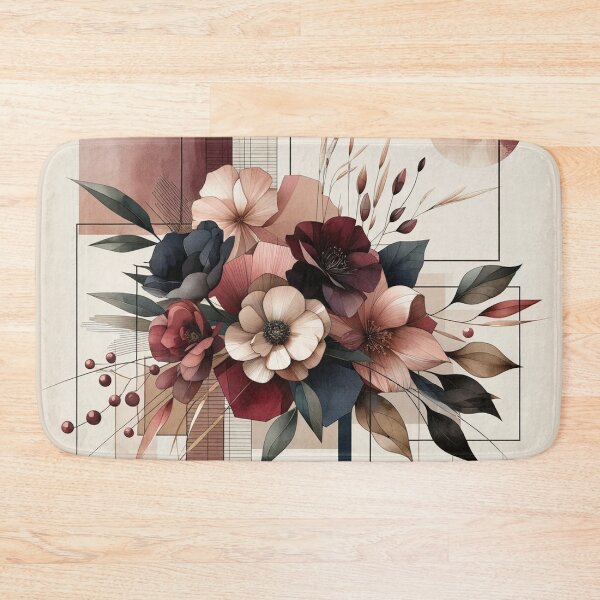 Item preview, Modern Florals Meet Geometry designed and sold by CardsStudio.