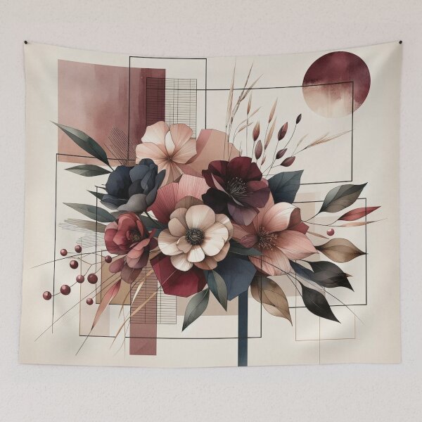 Item preview, Modern Florals Meet Geometry designed and sold by CardsStudio.