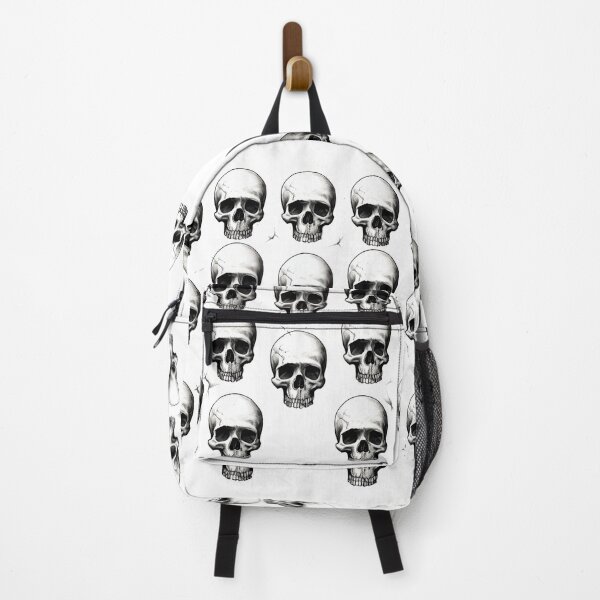Item preview, Black and white skull pattern designed and sold by dcrc.