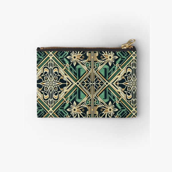 Item preview, Emerald Art Deco Wallpaper 1 designed and sold by ollie-shop.