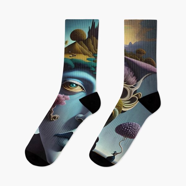 Item preview, Floating Dreams: A Surreal Fantasy Landscape designed and sold by artmanikin.