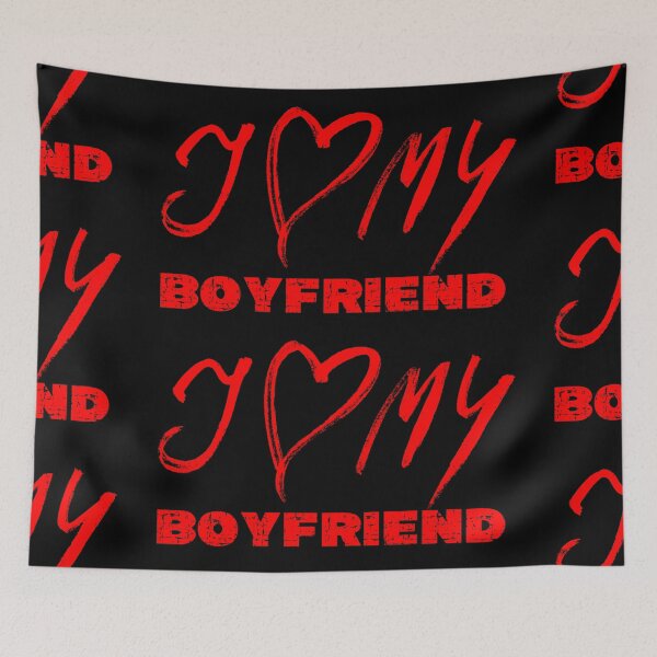 Item preview, I Love My Boyfriend designed and sold by PRYMULLART.
