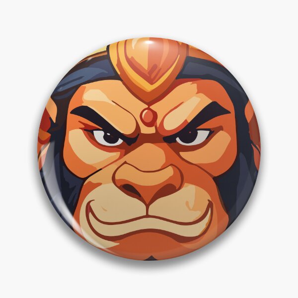 Item preview, Mighty Hanuman Mythical Warrior designed and sold by InkElemental.