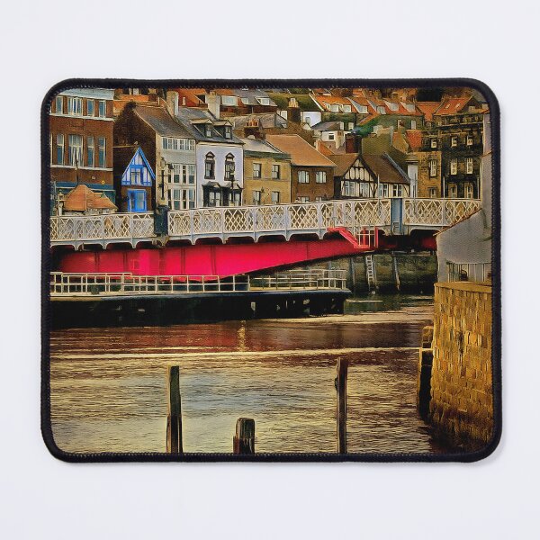 Item preview, Night reflections in Whitby Harbour designed and sold by RosRidleyPhoto.