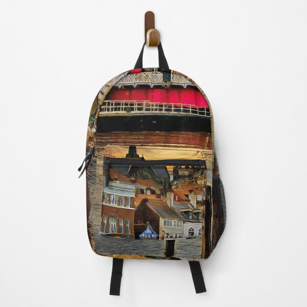 Item preview, Night reflections in Whitby Harbour designed and sold by RosRidleyPhoto.