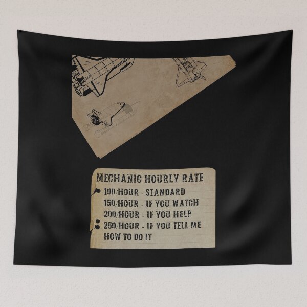 Item preview, Mechanic Hourly Rate designed and sold by Enchantedgraph.