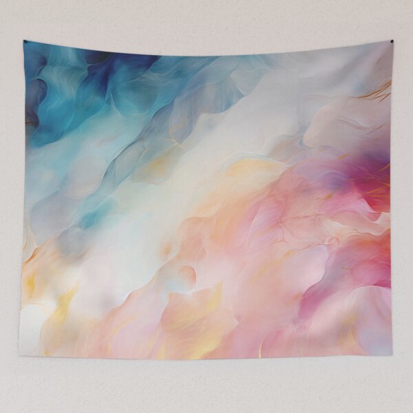 Item preview, Dreamy Ocean Coral Resin Pour Art designed and sold by PaperScaped.