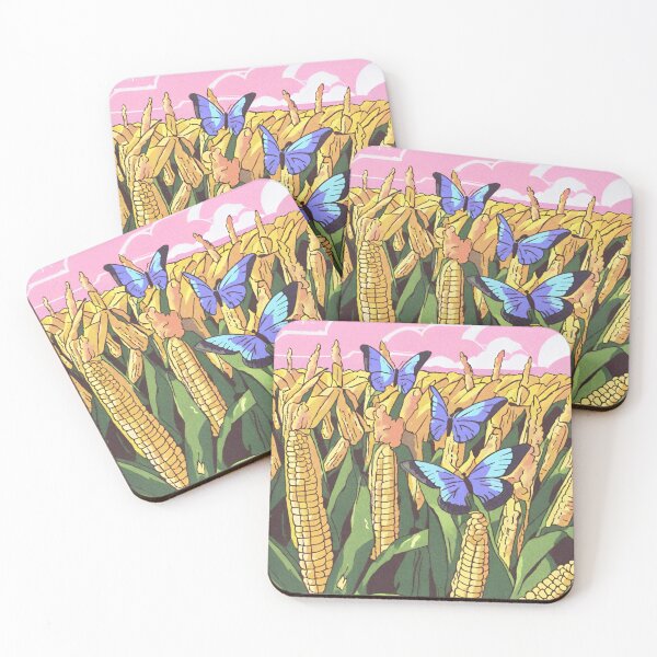 Item preview, Butterflies in a Corn Field designed and sold by Gingerglow.