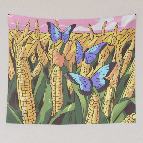 Item preview, Butterflies in a Corn Field designed and sold by Gingerglow.