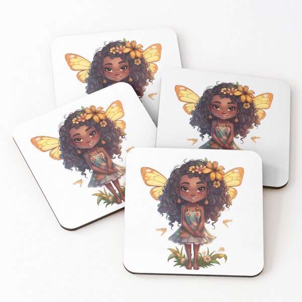 Item preview, Cute African American Fairy  designed and sold by Krasnovaovaova.