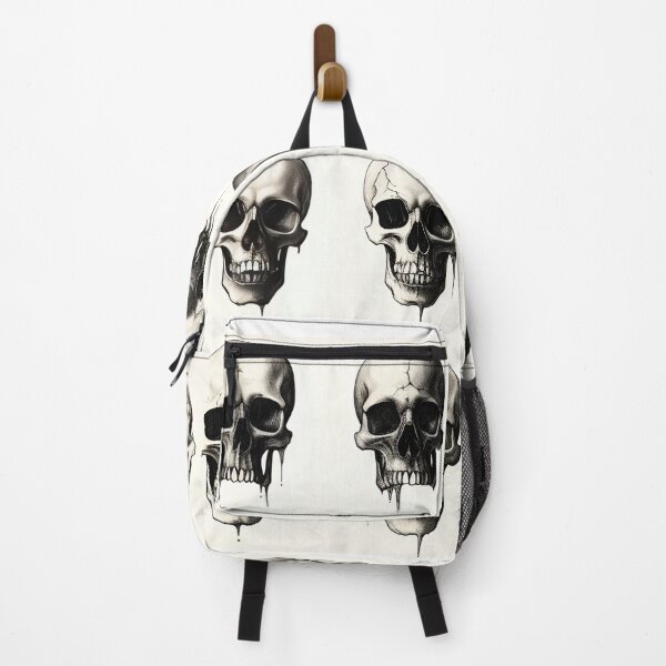 Item preview, black and white skull pattern designed and sold by dcrc.
