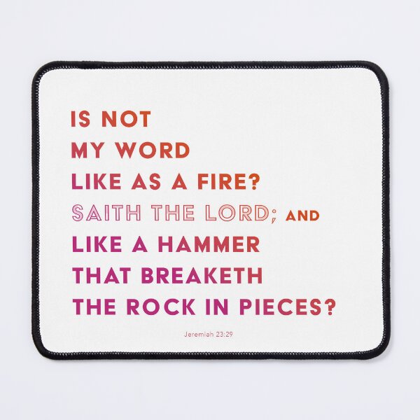 Item preview, Jeremiah 23:29 designed and sold by SecretSamaritan.