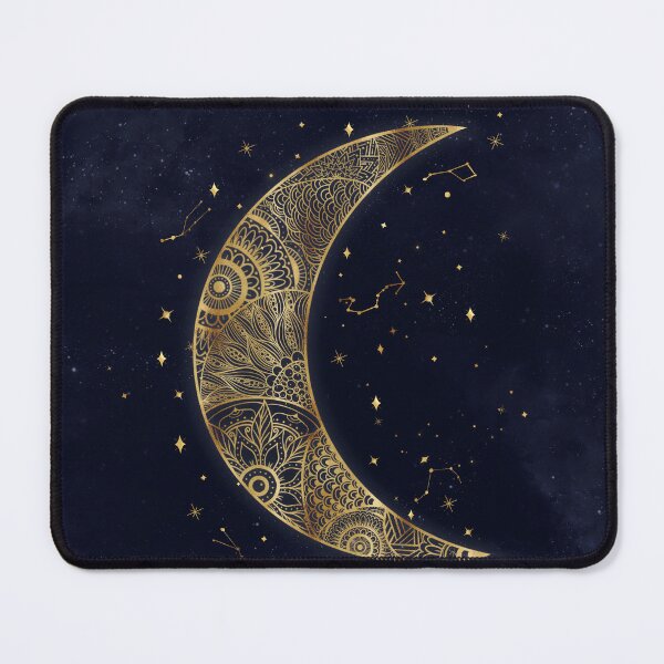 Item preview, Celestial Gold Moon Aesthetic designed and sold by NdesignTrend.
