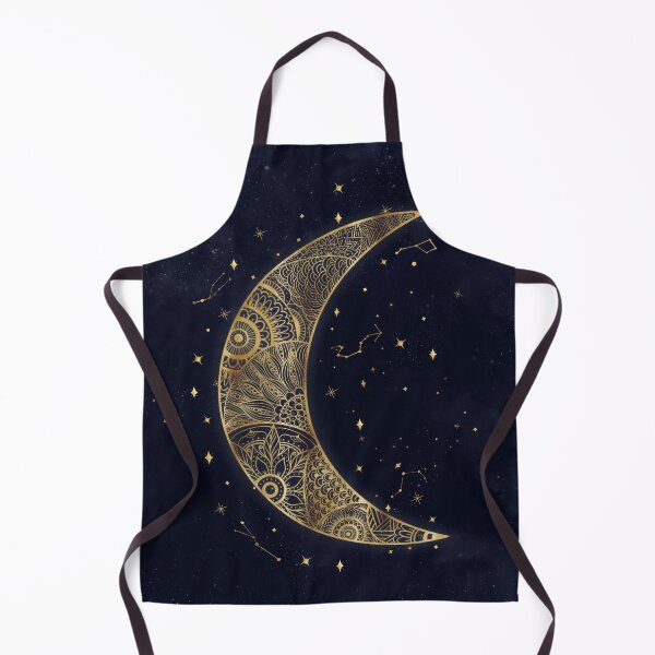 Item preview, Celestial Gold Moon Aesthetic designed and sold by NdesignTrend.