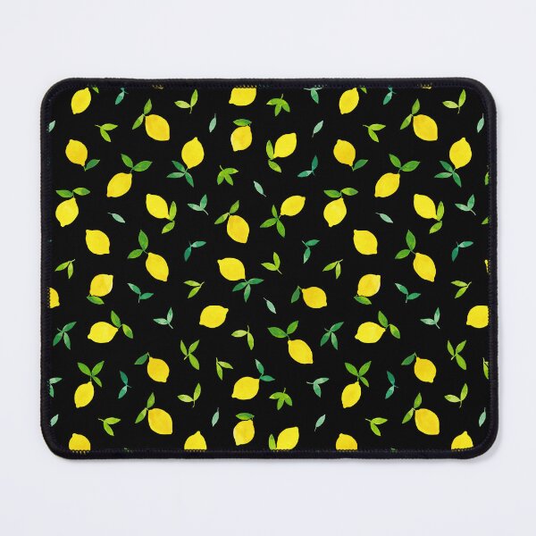 Item preview, Lemon Citrus on Black Spring Summer Happy Pop designed and sold by franzandsabina.