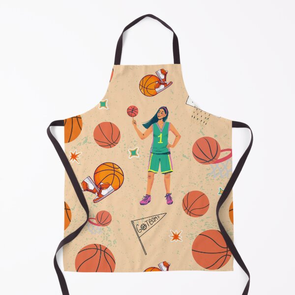 Item preview, Basketball Party Favor Seamless Pattern Background for Her designed and sold by ottrain.